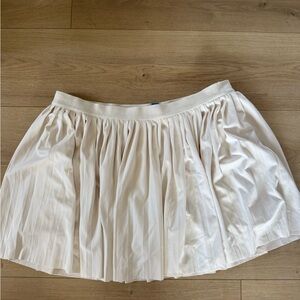 Prince Cream Pleated Skirt